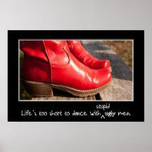 Stupid men are the problem not ugly ones (S) Print