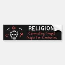 Stupid People Control Bumper Stickers