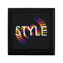 Style colour twirl gift box