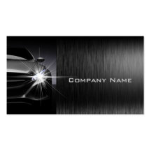 Stylish automotive business card