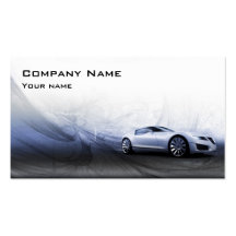 Stylish automotive business card