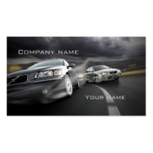 Stylish automotive business card