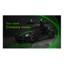 Stylish automotive business card