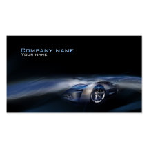 Stylish automotive business card