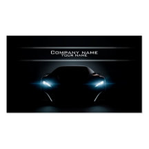 Stylish automotive business card