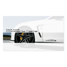 Stylish automotive business card