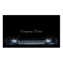Stylish automotive business card