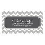 Stylish Chevron Pattern Business Card
