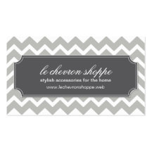 Stylish Chevron Pattern Business Card