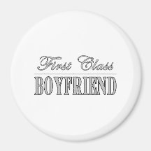 Stylish Elegant Boyfriends : First Class Boyfriend Fridge Magnets