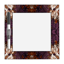 Stylish Fern Pattern. Dry Erase Whiteboard