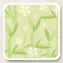 Stylish Floral Decor Cork Coaster