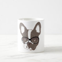 Stylish french bulldog coffee mugs