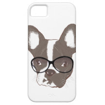 Stylish french bulldog iPhone 5 case