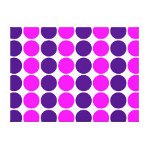 Stylish Gifts for Girls : Pink & Purple Polka Dots Canvas Prints