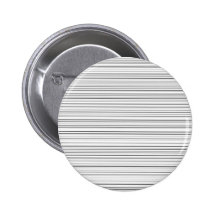 Stylish Horizontal Lines Design in Black and White Pinback Buttons