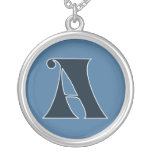 Stylish letter, initial, monogram A Custom Necklace