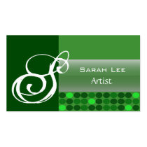 Stylish Monogram Business Card business cards