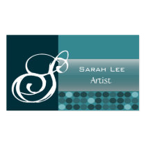 Stylish Monogram Business Card business cards