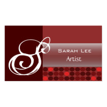 Stylish Monogram Business Card business cards