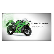 Stylish motorcycle business card