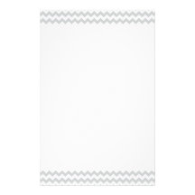 Stylish pale grey zig zags zigzag chevron pattern stationery