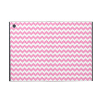 Stylish pink zig zags zigzag chevron pattern powis icase