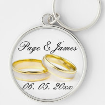 Stylish, Polished, & Classy Wedding Rings Key Chain