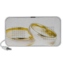 Stylish, Polished, & Classy Wedding Rings iPod Speakers
