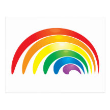 Stylish Rainbow Post Cards