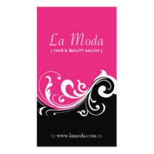 Stylish Salon Business Cards
