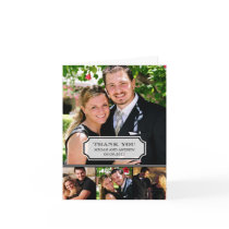 Stylish Tab Thank You Card