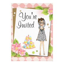 Stylish Teen Girl Birthday Party Invitations