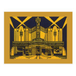 STYLIZED EL MIRO THEATRE SANTA MONICA CA Postcard