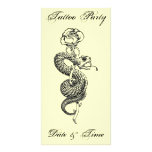 Sub Rosa tattoo party card photo cards