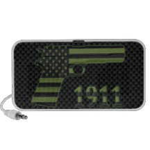 Subdued American Flag 1911 Doodle Speaker