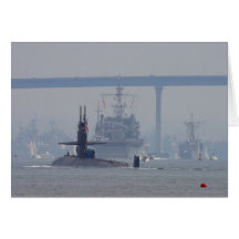 Submarines Subs Nuclear Ships Navy Card