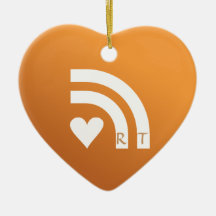Subscribed To Your Valentines Heart Pendant Christmas Ornament