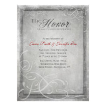 Subtle Grey Elegance Invitation