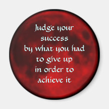 success refrigerator magnet