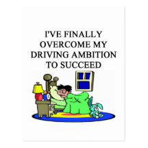 successful man postcard