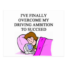 successful woman post cards