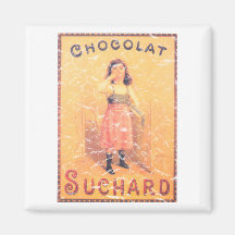 Suchard Chocolate- distressed Fridge Magnet