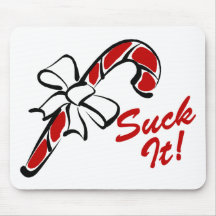 Suck It Candy Cane Mousemat