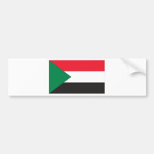 Sudanese Flag Bumper Stickers