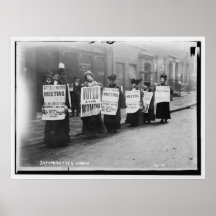 Suffragettes Marching From London Print