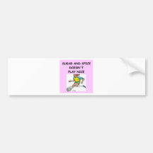 sugar bumper sticker
