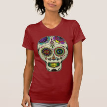 Sugar Skull Art - Day of the Dead shirt