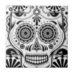 Sugar Skull Art / Day of the Dead - tile