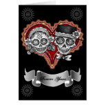 Sugar Skull Couple Cards - Add your own text